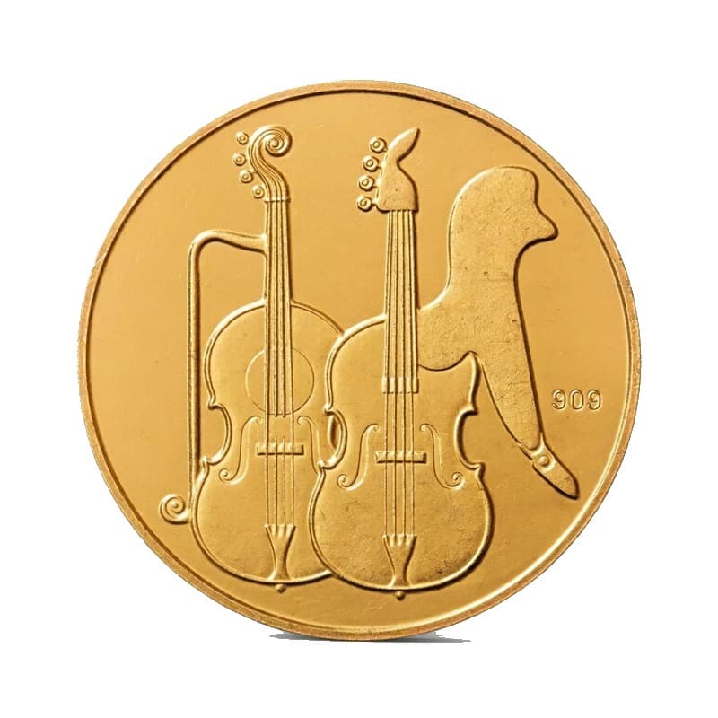 Vienna Philharmonic gold coin, 1 ounce